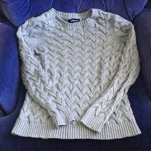 Lands’ End Drifter Cable Knit Crewneck Sweater